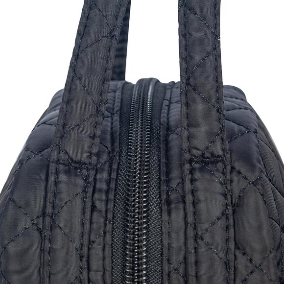 Machine Washable Women Quilted Fabric Insulated Reusable Cooler Lunch Bag Tote A - Picture 9 of 9